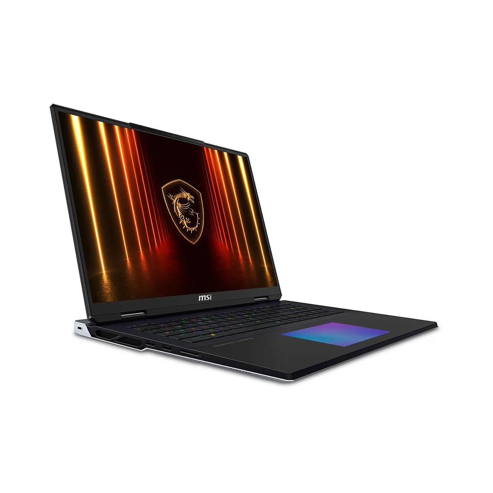 Ноутбук MSI Titan 18 HX AI A2XWJG-206RU черный Core Ultra 9 285HX 64Gb SSD4Tb NVIDIA GeForce RTX 5090 для ноутбуков 24Gb 18" IPS UHD+ (3840x2400) Windows 11 Home WiFi BT Cam (9S7-182421-206) — KSKSHOP.RU