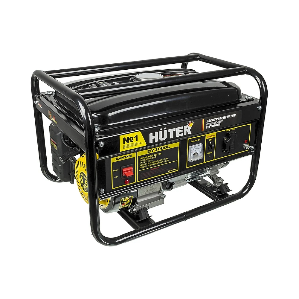 Электрогенератор бензиновый Huter DY3000L, 2.8 кВт, 67 дБ, 39 кг — KSKSHOP.RU