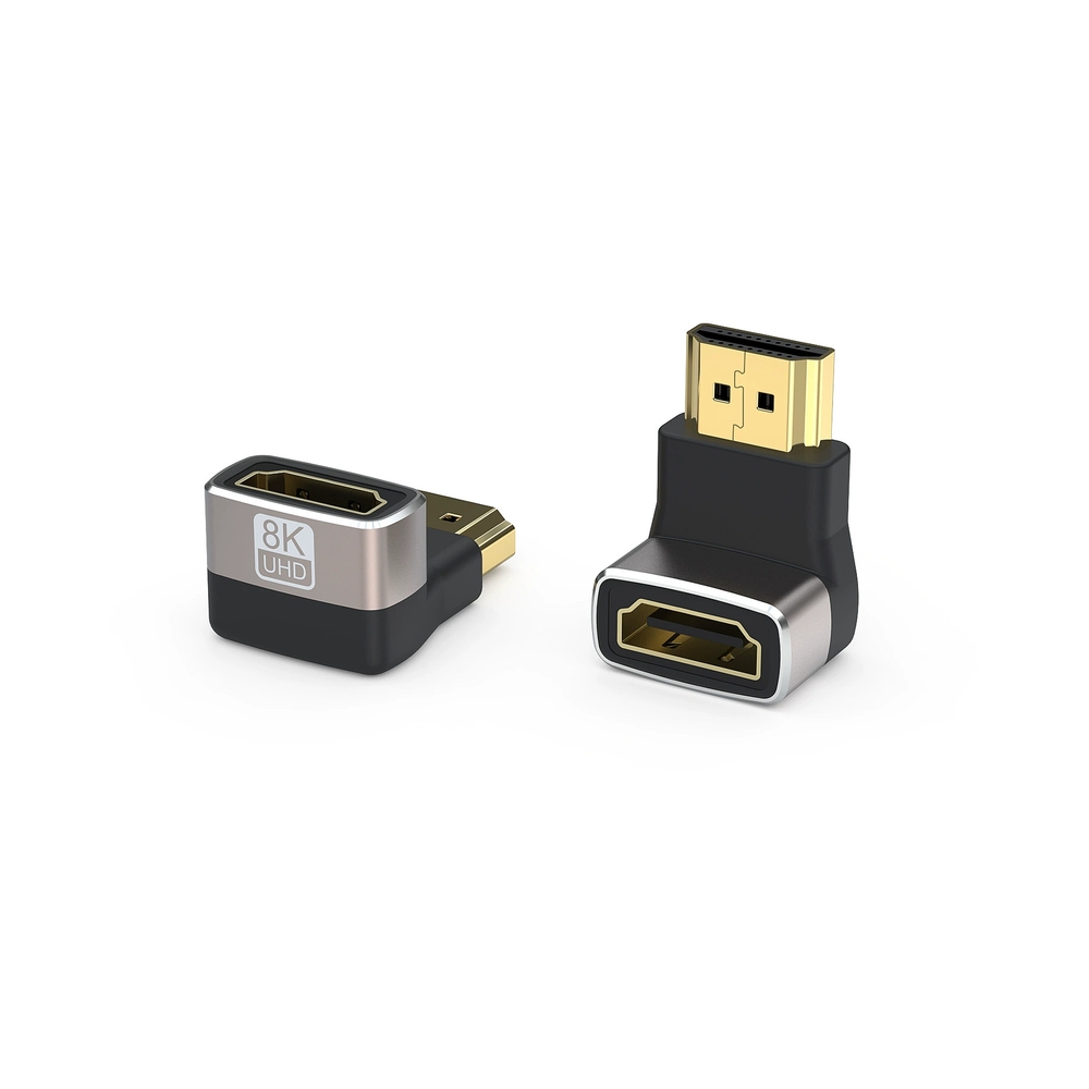 Переходник HDMI - HDMI тип B (угол 90) — KSKSHOP.RU