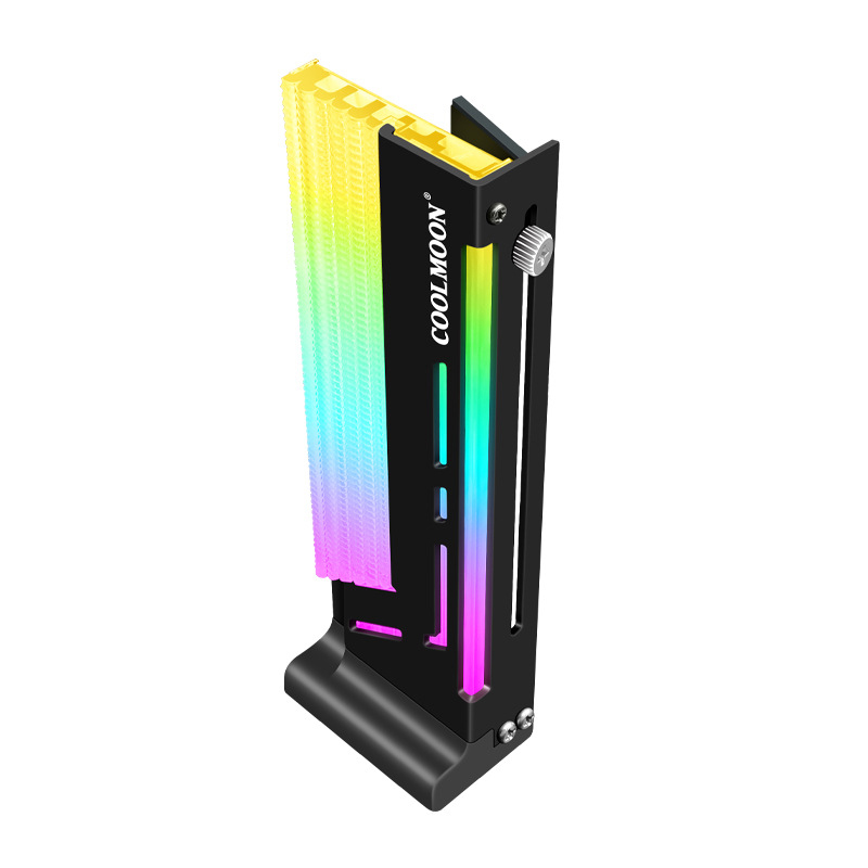 Держатель видеокарты CoolMoon DivineLigh ARGB Symphony | Black — KSKSHOP.RU