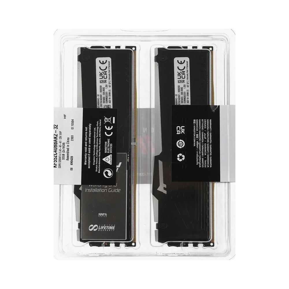Оперативная память Kingston FURY Beast Black RGB [KF552C40BBAK2-32] 32GB KIT D5 — KSKSHOP.RU