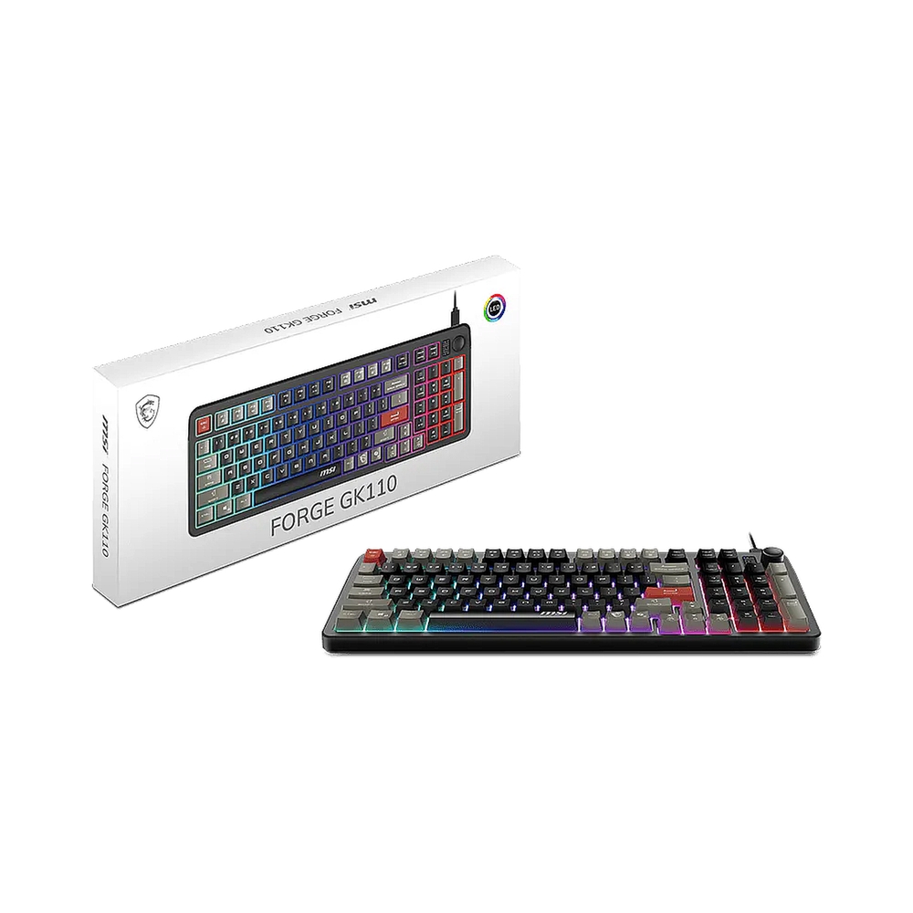 Клавиатура MSI GK110, черный/серый — KSKSHOP.RU