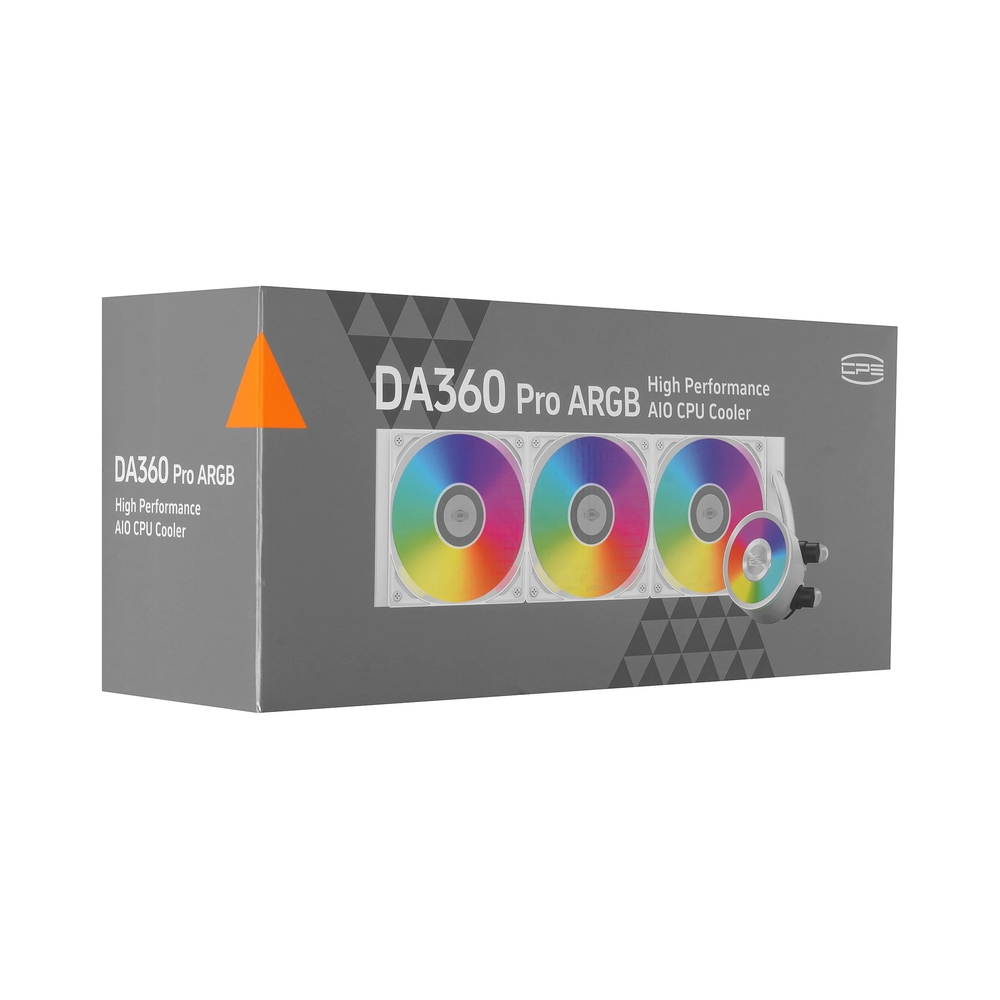 Система водяного охлаждения PCCooler DA360 Pro ARGB, белый — KSKSHOP.RU