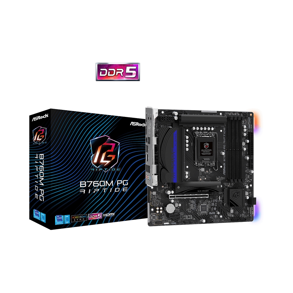 Материнская плата Asrock B760M PG RIPTIDE 4xDDR5 — KSKSHOP.RU