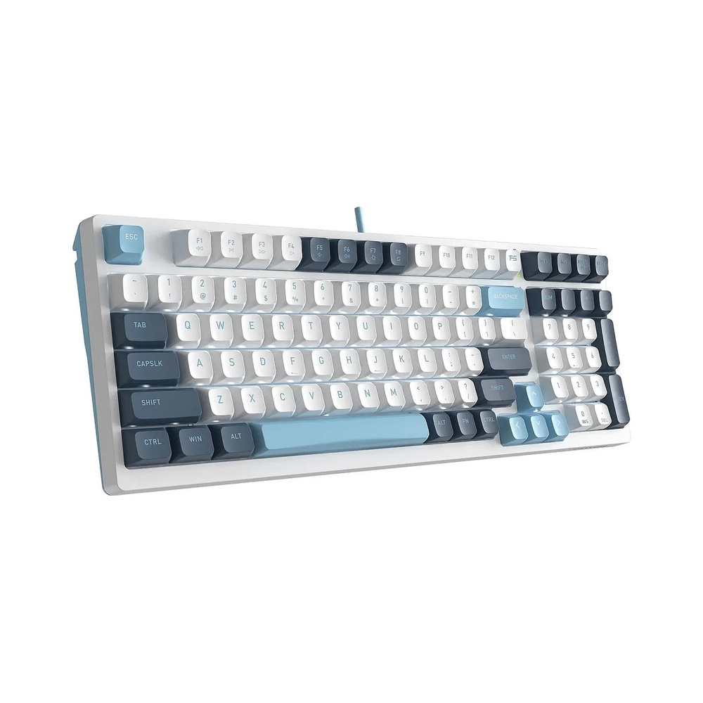 Клавиатура механическая A4Tech Fstyler FS300, белый/синий — KSKSHOP.RU