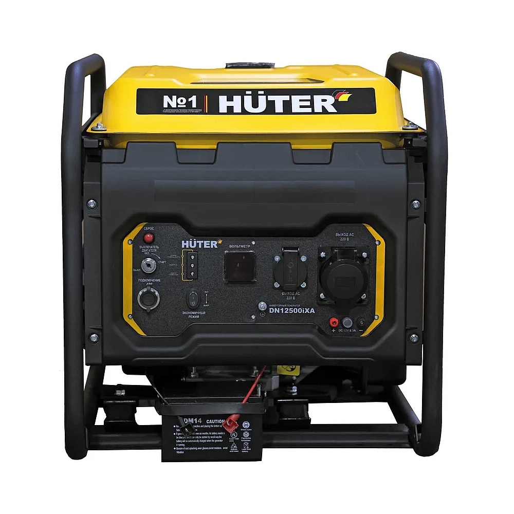 Электрогенератор бензиновый инверторный Huter DN12500iXA, 9 кВт, 84 дБ, 64.5 кг — KSKSHOP.RU