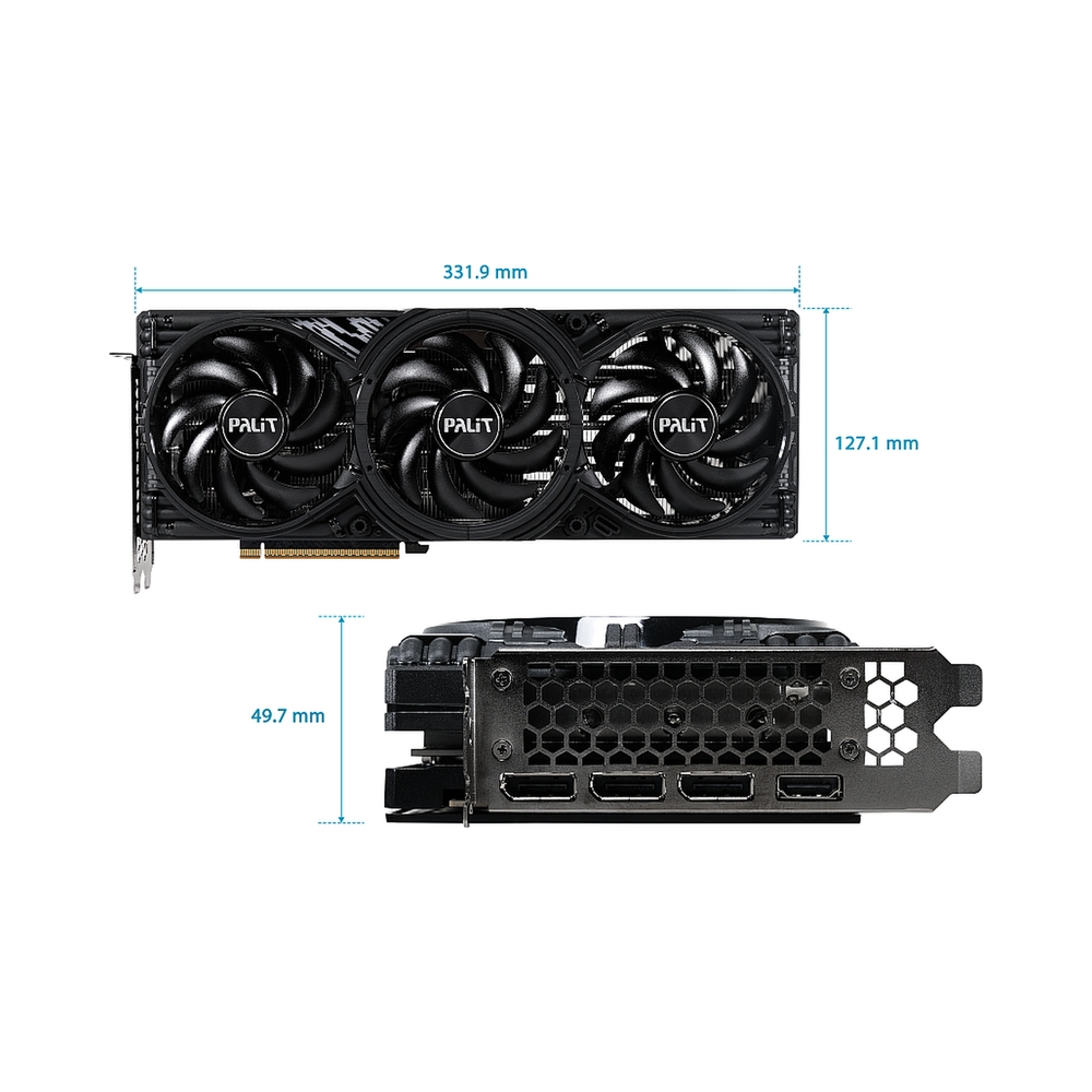 Видеокарта Palit GeForce RTX 5070 GamingPro S [NE75070019K9-GB2050U] — KSKSHOP.RU