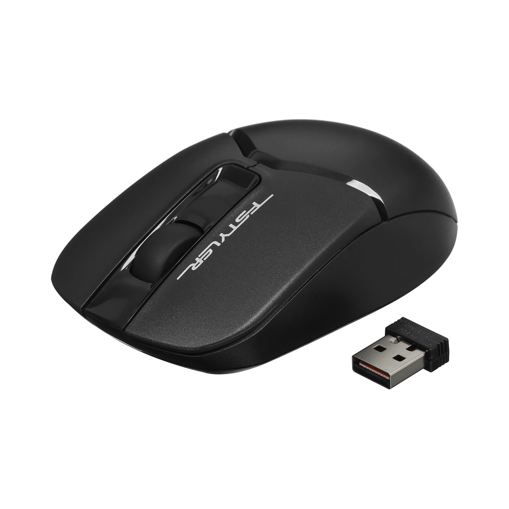 Мышь беспроводная A4Tech Fstyler FG12S, черный — KSKSHOP.RU