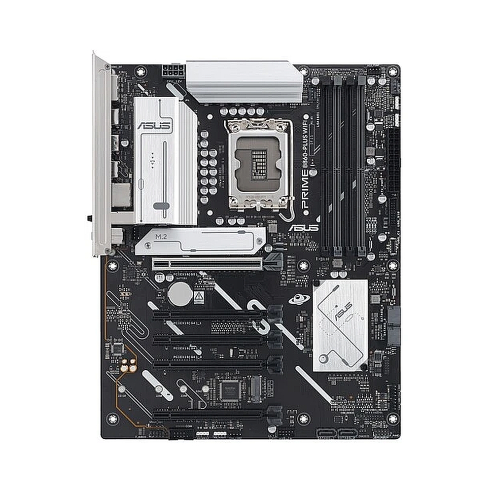 Материнская плата ASUS PRIME B860-PLUS WIFI, LGA1851, B860, 4*DDR5, 4*SATA, 2*M.2, 3*USB 3.2, 4*USB 2.0, Type-C, 5*PCIx16, DP+HDMI, ATX; 90MB1K50-M0EAY0 — KSKSHOP.RU