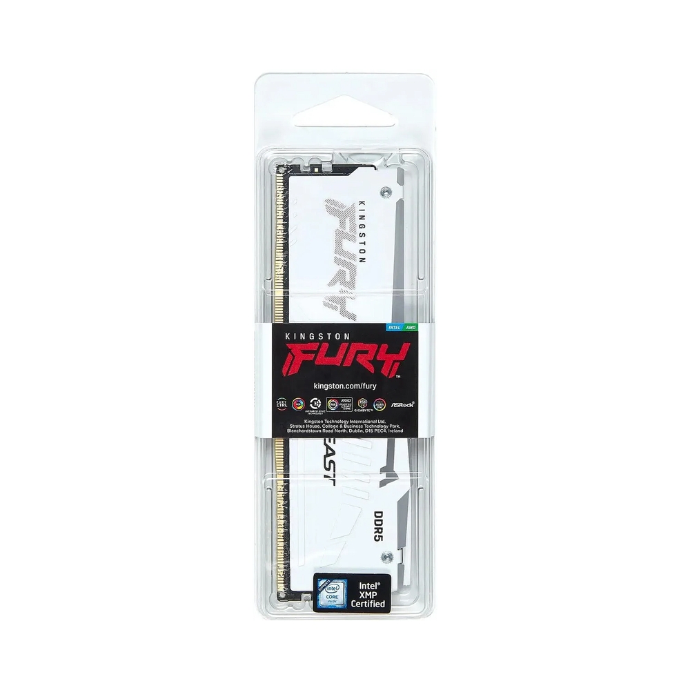 Оперативная память Kingston FURY Beast White RGB [KF552C40BWA-16] 16GB D5 — KSKSHOP.RU