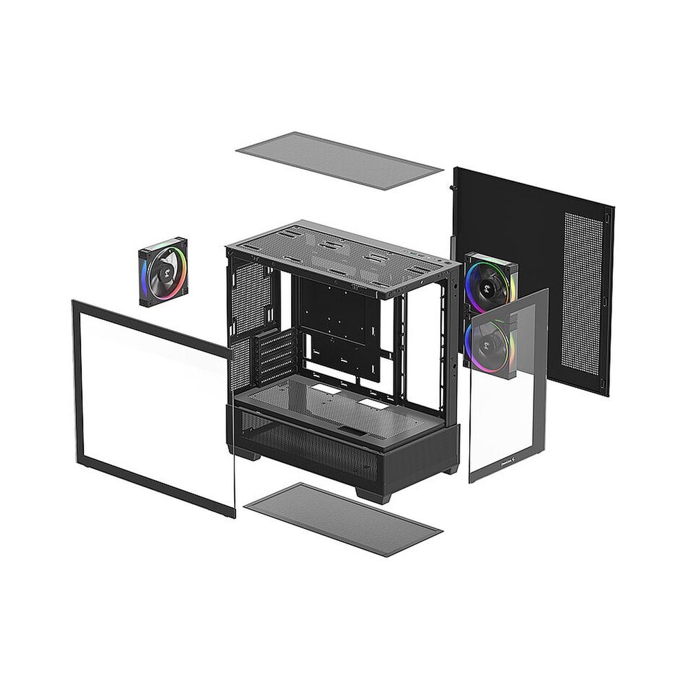 Корпус Deepcool CG380 3F, черный — KSKSHOP.RU