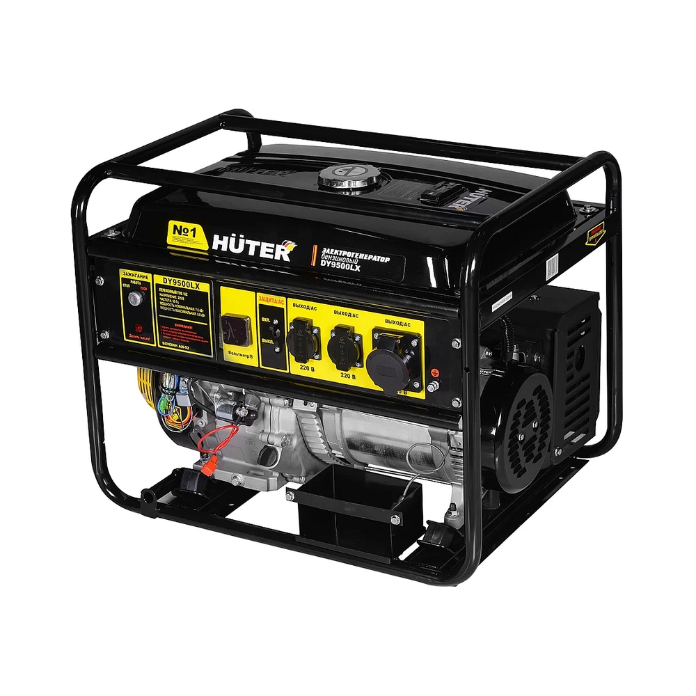 Электрогенератор бензиновый Huter DY9500LX, 8 кВт, 91 дБ, 80 кг — KSKSHOP.RU