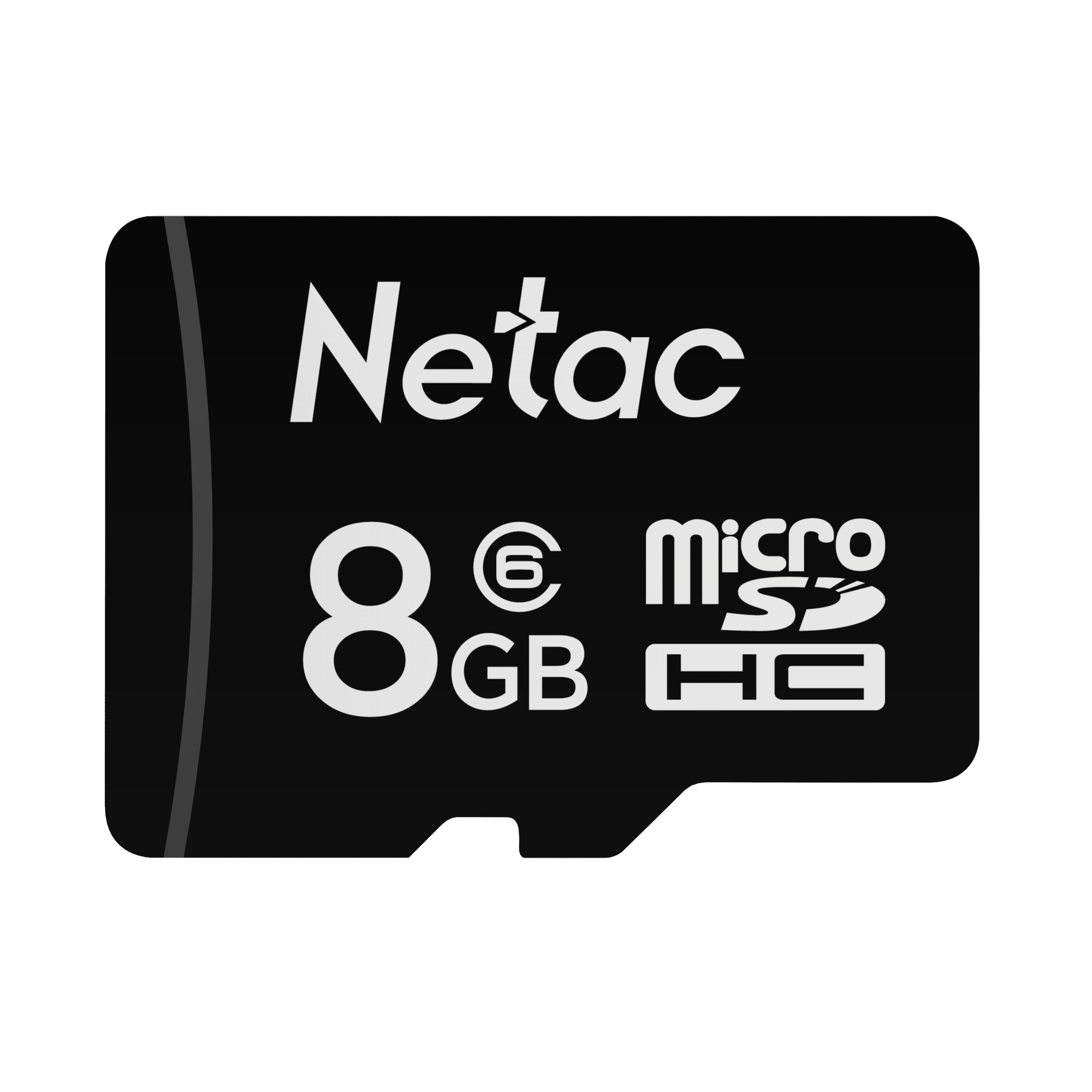 картинка Флеш карта microSDHC 8GB Netac P500 (без SD адаптера) 80MB/s от магазина Одежда+