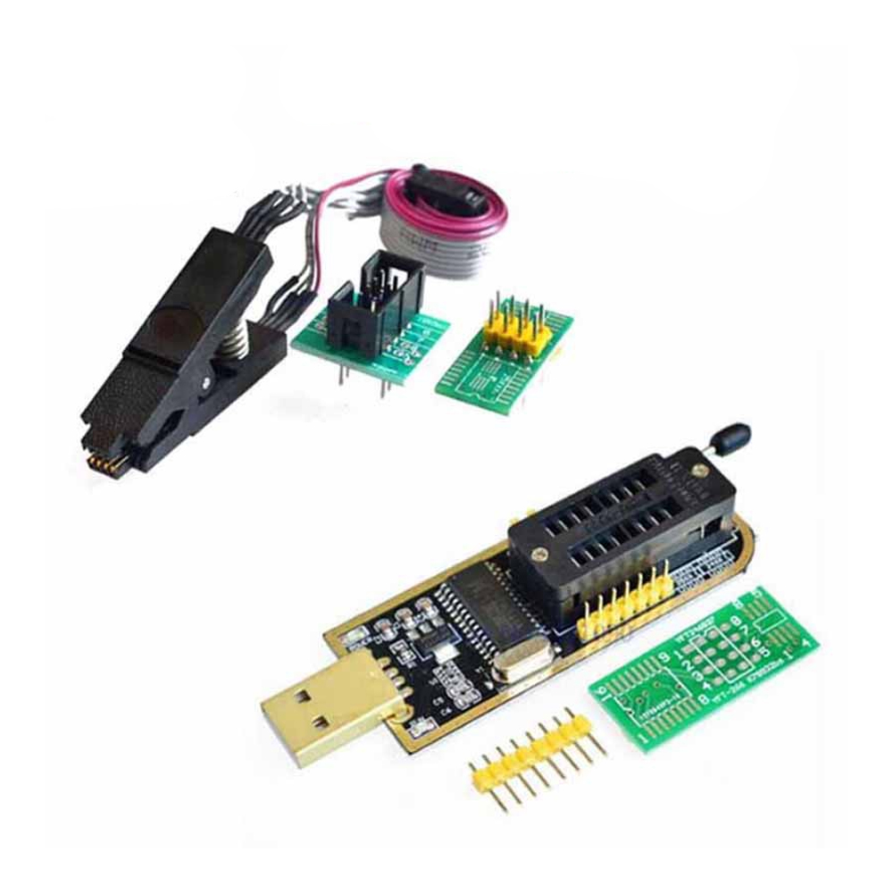 Программатор Tyrant gold USB, LCD CH341A + тестовый зажим SOP8 — KSKSHOP.RU