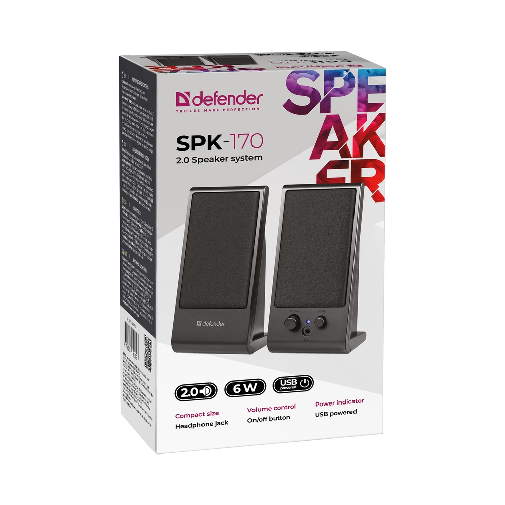 Акустическая система Defender SPK-170 (2.0, 2x3Вт) — KSKSHOP.RU