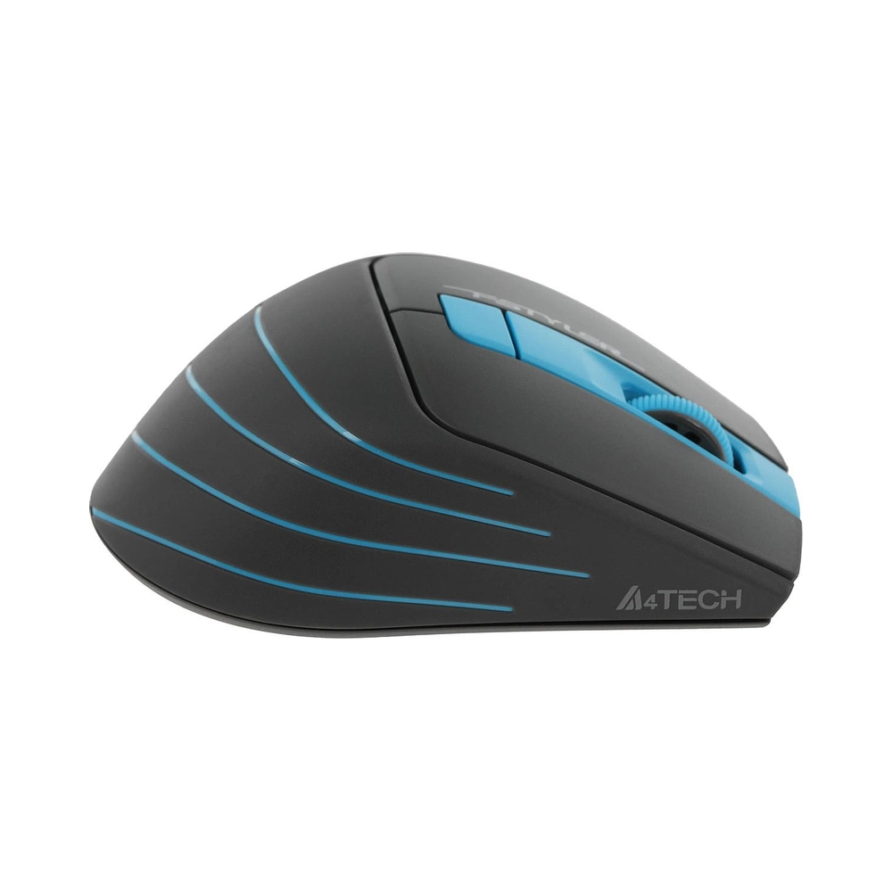Мышь беспроводная A4Tech Fstyler FG30S серый/синий — KSKSHOP.RU
