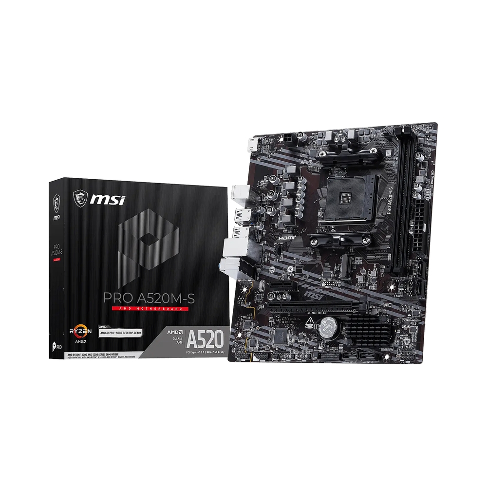 Материнская плата MSI PRO A520M-S — KSKSHOP.RU