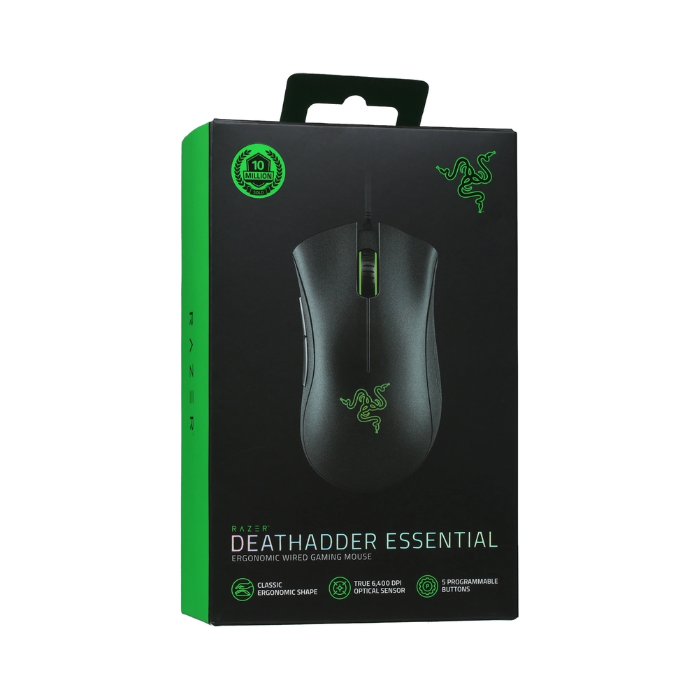 Мышь проводная Razer DeathAdder Essential [RZ01-03850100-R3M1], черный — KSKSHOP.RU