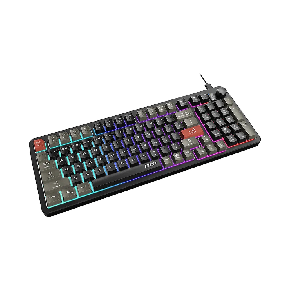 Клавиатура MSI GK110, черный/серый — KSKSHOP.RU