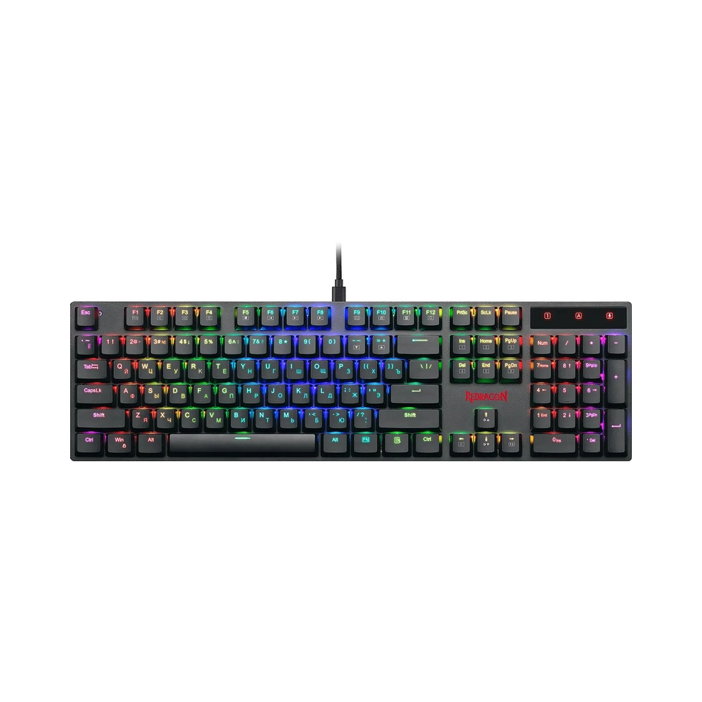 Клавиатура проводная Redragon Apas, черный — KSKSHOP.RU