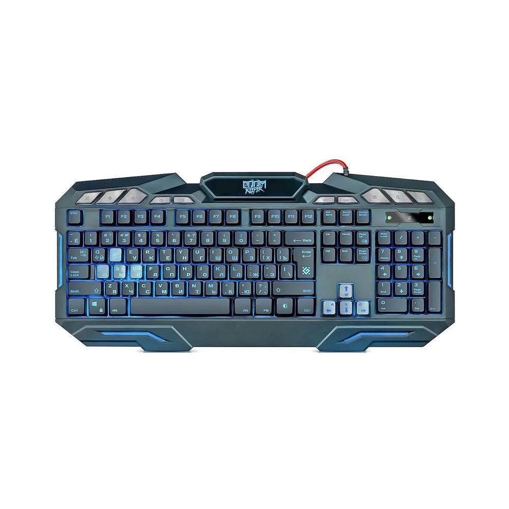 Клавиатура проводная Defender Doom Keeper GK-100DL, черный — KSKSHOP.RU