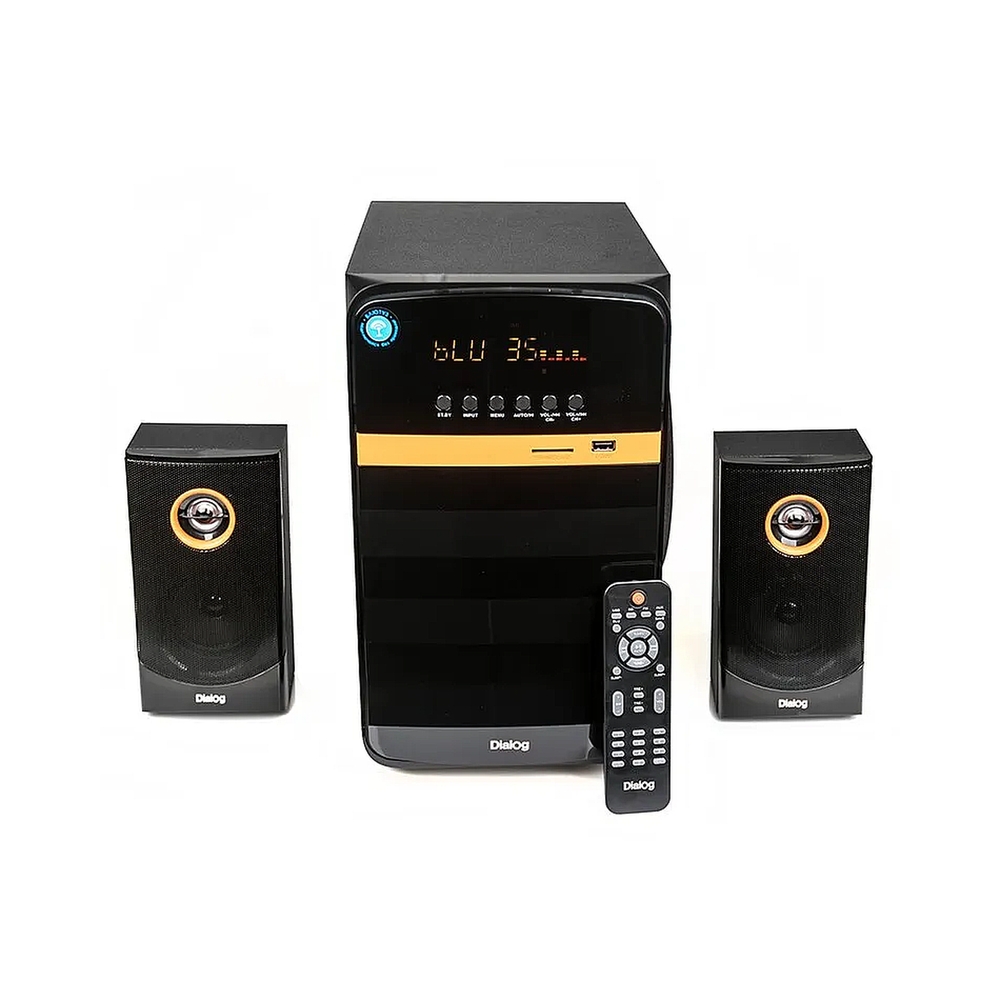 Колонки Dialog Progressive AP-240B, чёрный (2.1, 70Вт) — KSKSHOP.RU