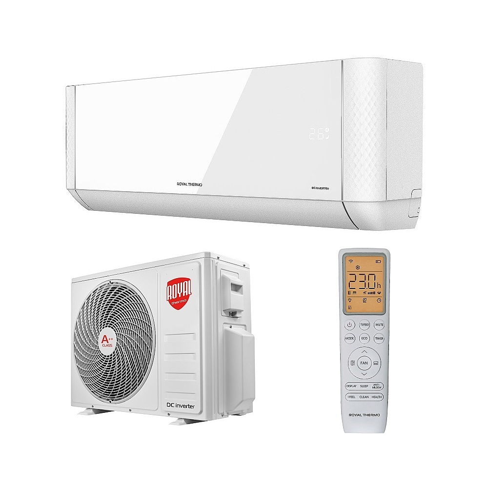 Сплит-система инверторного типа Royal Thermo Barocco DC RTBI-12HN8/white комплект — KSKSHOP.RU