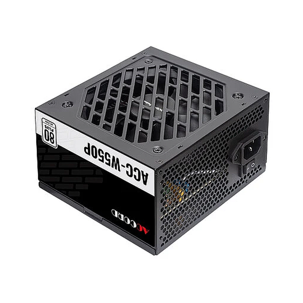 Блок питания Accord ATX 550W ACC-W550P 80 PLUS WHITE (20+4pin) 120mm fan 6xSATA — KSKSHOP.RU