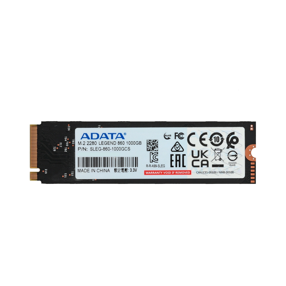 картинка Накопитель SSD ADATA LEGEND 860 [SLEG-860-1000GCS] 1TB от магазина Одежда+