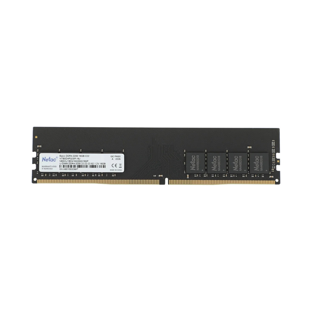 Оперативная память Netac Basic [NTBSD4P32SP-16J] 16GB D4 — KSKSHOP.RU