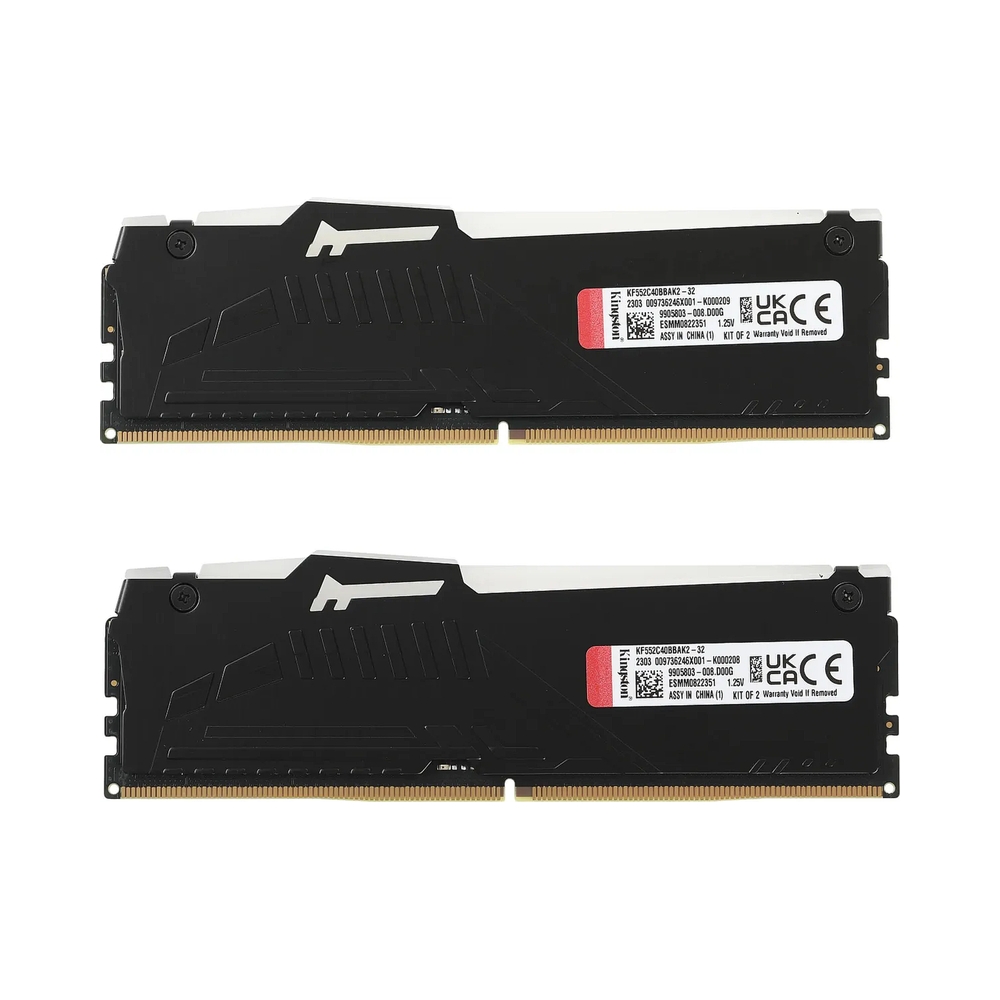 Оперативная память Kingston FURY Beast Black RGB [KF552C40BBAK2-32] 32GB KIT D5 — KSKSHOP.RU