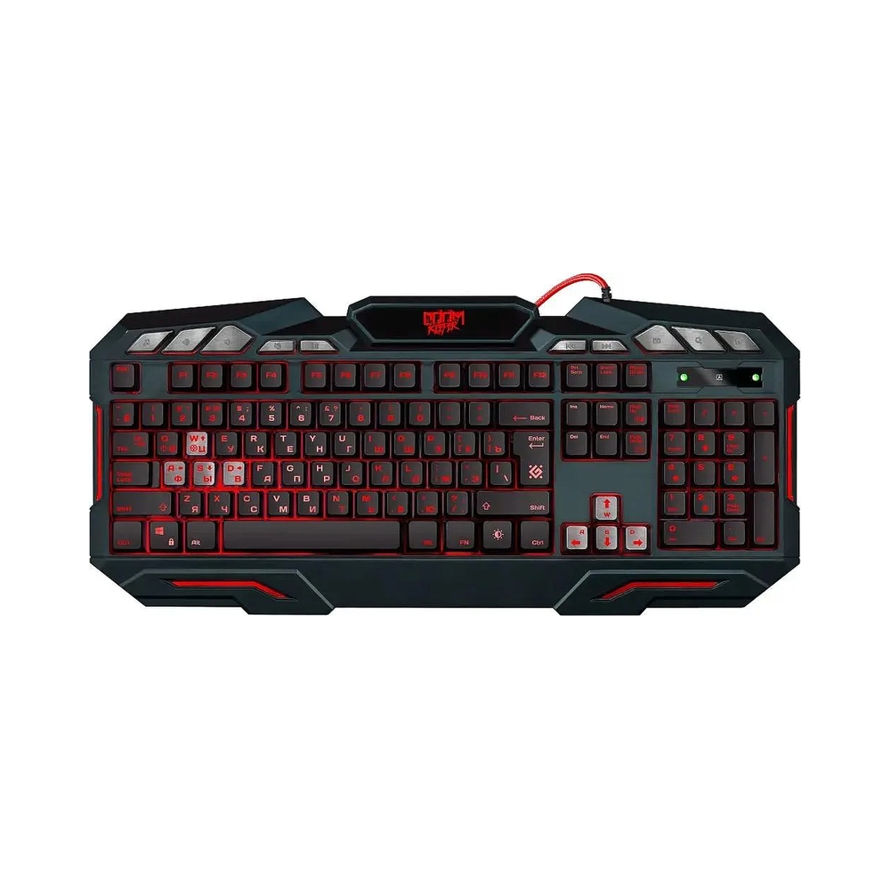 Клавиатура проводная Defender Doom Keeper GK-100DL, черный — KSKSHOP.RU