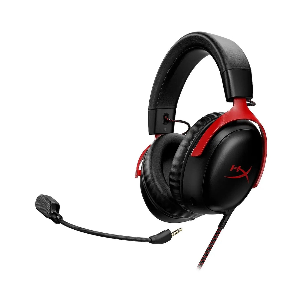 Наушники с микрофоном HyperX Cloud III черный/красный — KSKSHOP.RU