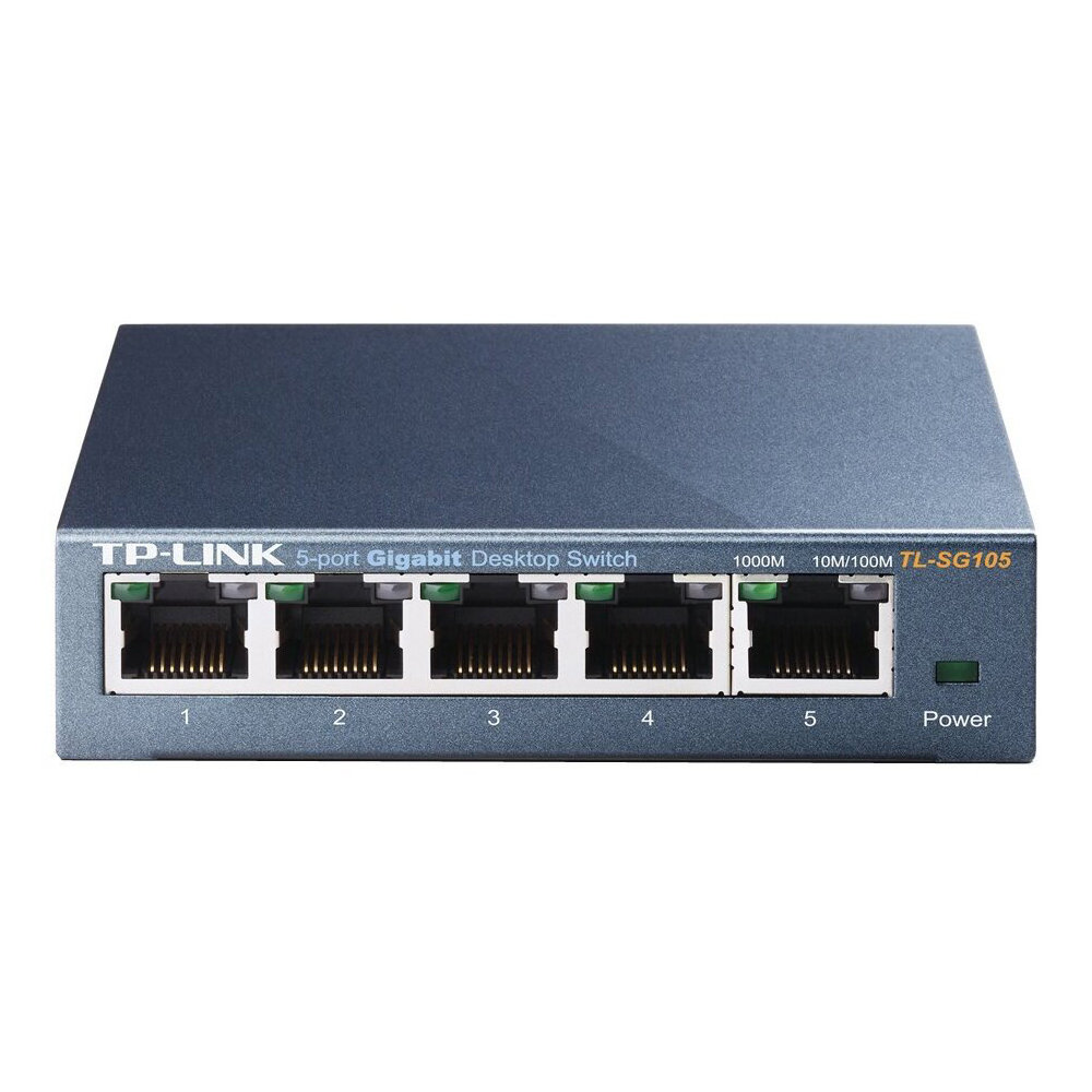 картинка Коммутатор TP-Link SOHO 5-port 10/100/1000M RJ45 ports, metal case от магазина Одежда+