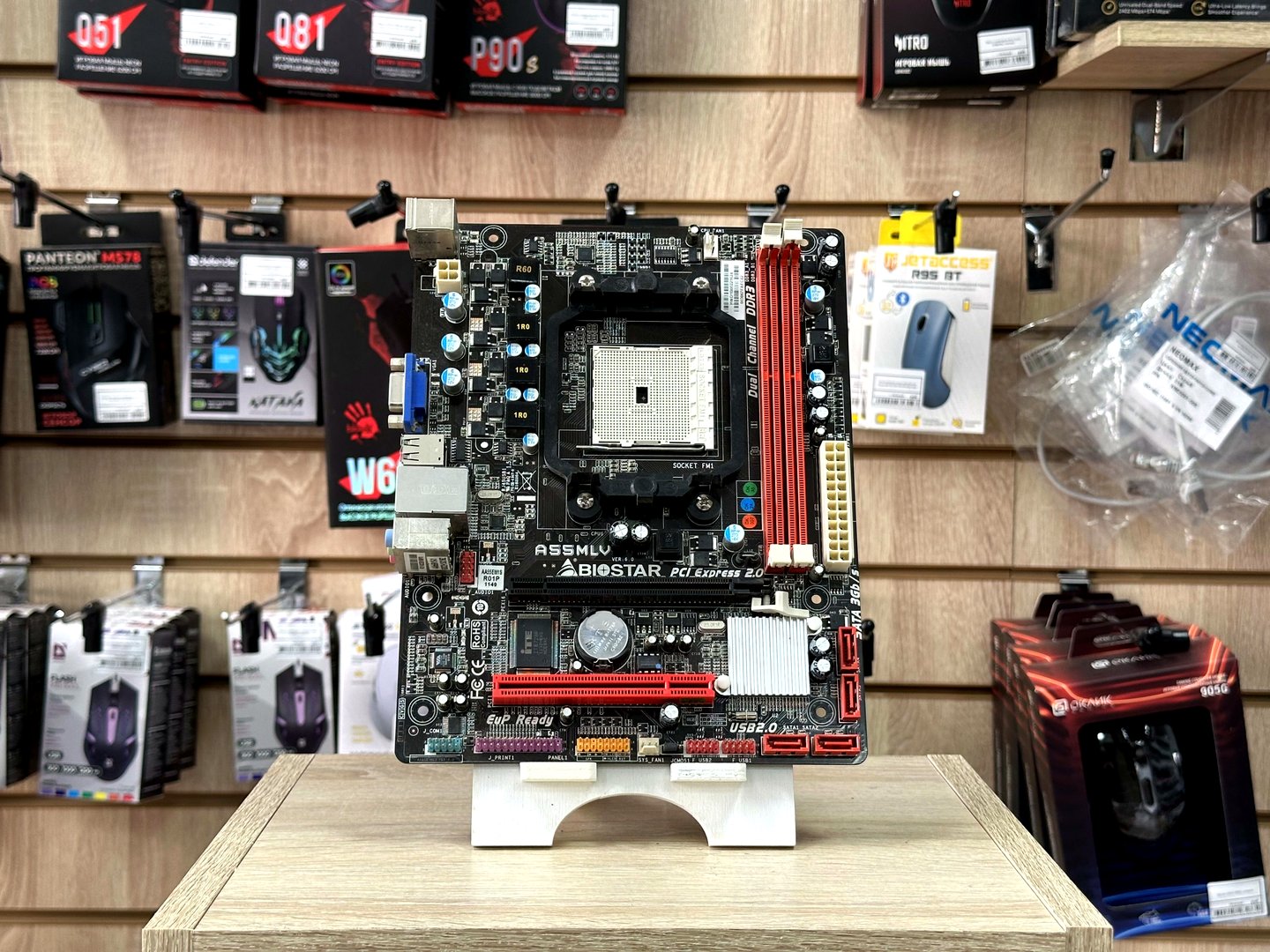 [Б/У] Материнская плата BIOSTAR A55MLV | FM1 — KSKSHOP.RU