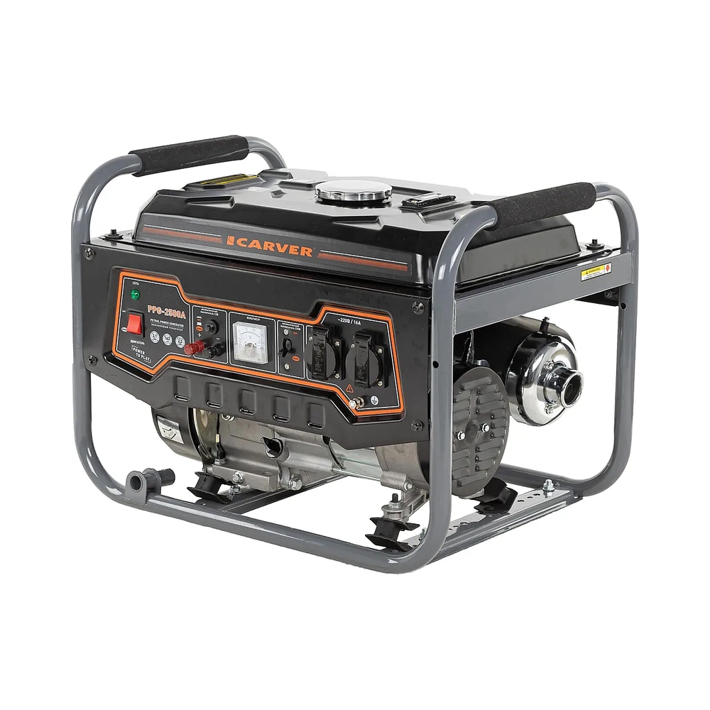 Электрогенератор бензиновый Carver PPG-2500А, 2.3 кВт, 67 дБ, 40 кг — KSKSHOP.RU
