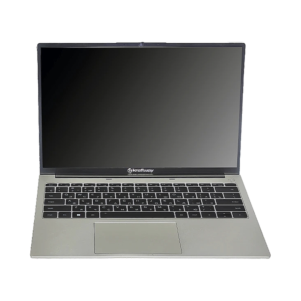 Ноутбук Kraftway KraftBook 14" OLED (1920x1200) IPS 400cd,Core i5-1235U,8Gb DDR4-3200,256Gb SSD(2),Wi-Fi 6+BT,Metal case,web,2хUSB,2xUSB-C,HDMI,RJ45,1.45kg,Grey,noOS, 1г  МИНПРОМТОРГ (МПТ) — KSKSHOP.RU