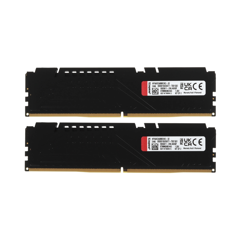 Оперативная память Kingston FURY Beast Black [KF560C36BBE2K2-32] 32GB KIT D5 — KSKSHOP.RU