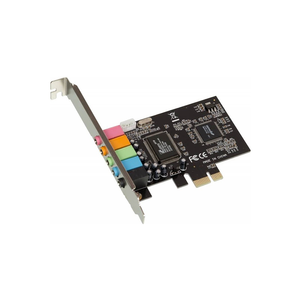 Звуковая карта PCI-E C-media ASIA PCIE 8738 6C,  5.1, oem — KSKSHOP.RU