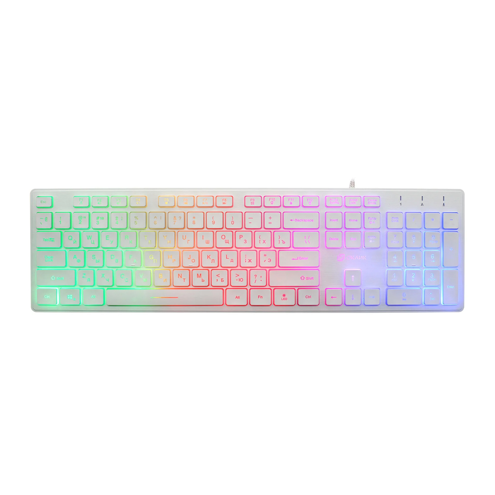 Клавиатура Oklick 550ML белый — KSKSHOP.RU