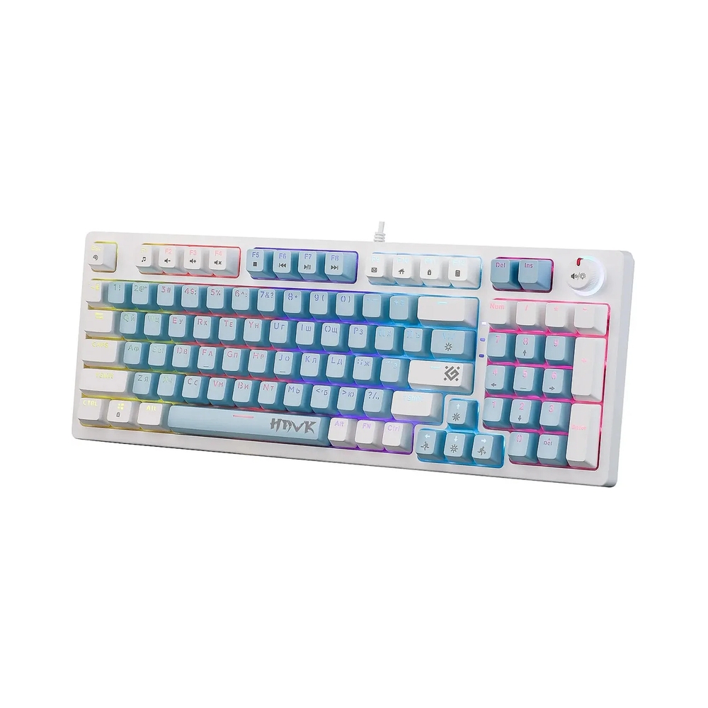 Клавиатура DEFENDER HAWK GK-418, белый — KSKSHOP.RU