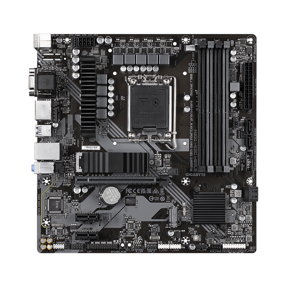 Материнская плата Gigabyte B760M DS3H DDR4 — KSKSHOP.RU