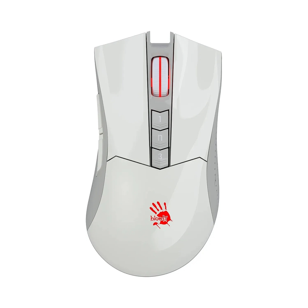 Мышь беспроводная A4TECH Bloody R90 Plus, белый — KSKSHOP.RU