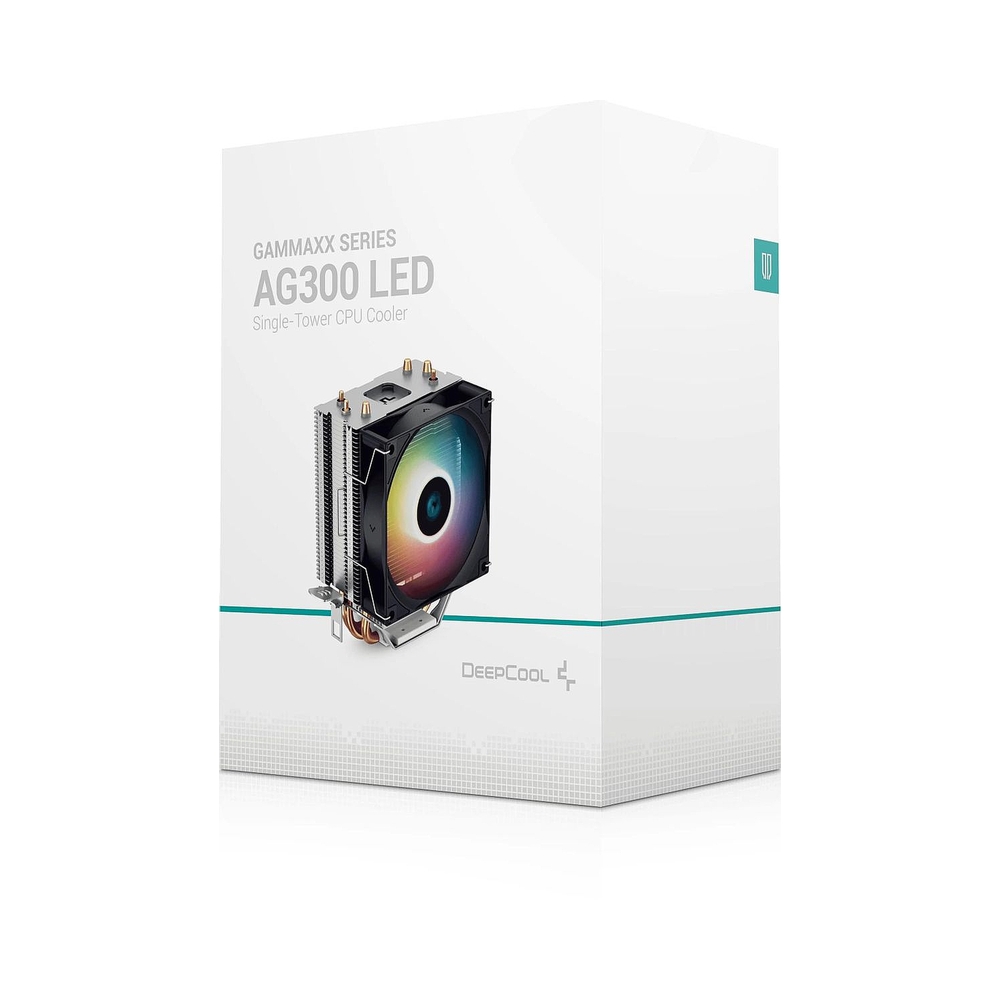 Кулер для процессора DEEPCOOL AG300 LED [R-AG300-BKLNMN-G] — KSKSHOP.RU