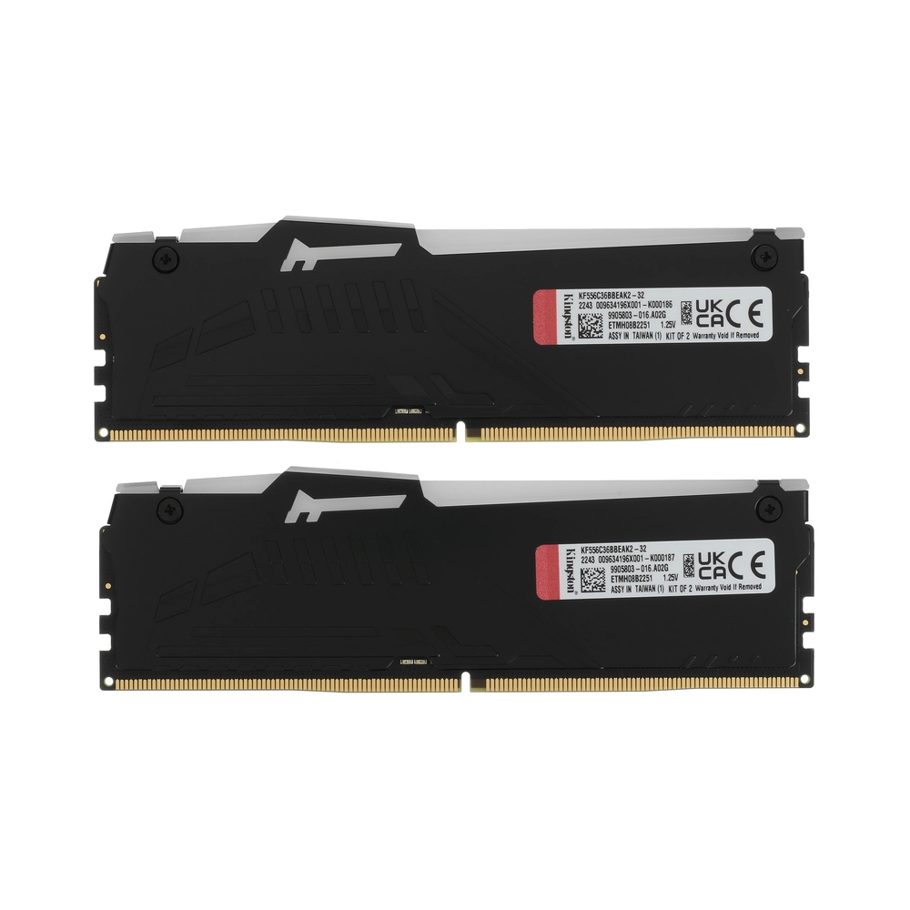 Оперативная память Kingston FURY Beast Black RGB [KF556C36BBEAK2-32] 32GB KIT D5 — KSKSHOP.RU