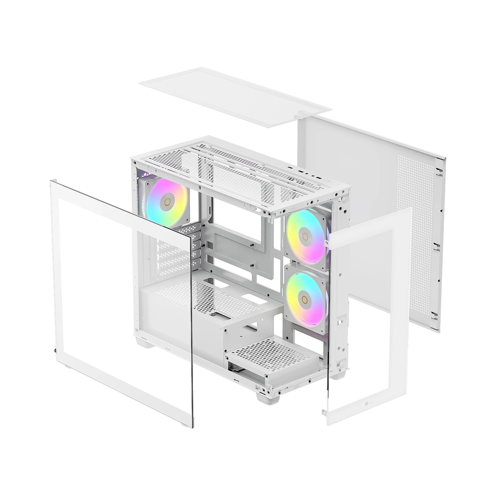 Корпус Ocypus Gamma C52 WH ARGB, белый — KSKSHOP.RU