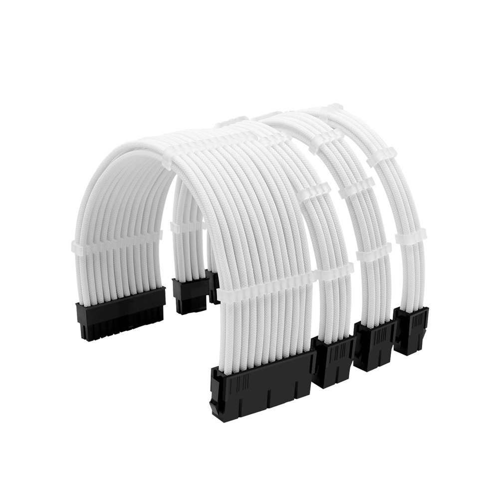 Комплект проводов 24pin + 8pin | БЕЛЫЙ ЦВЕТ — KSKSHOP.RU