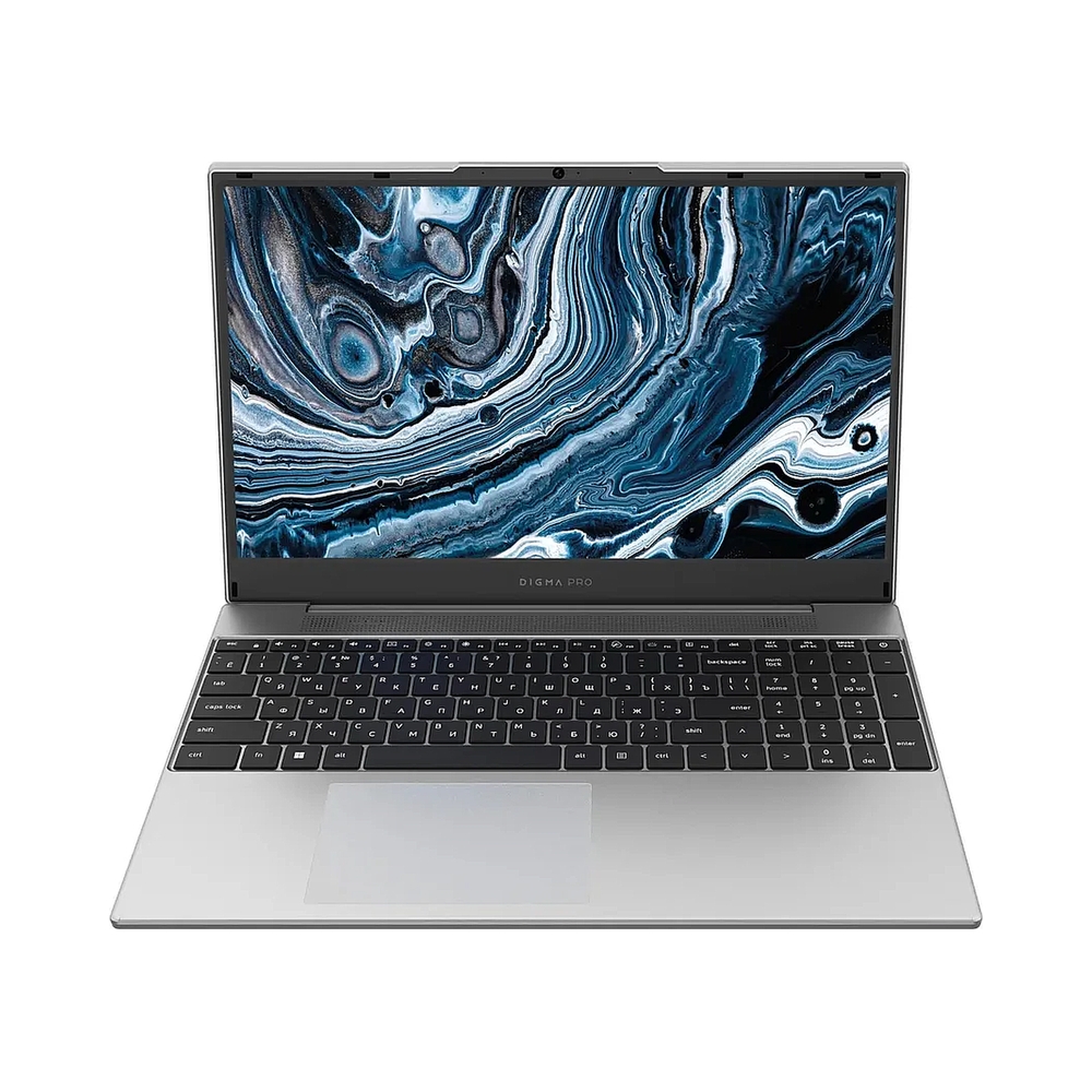 Ноутбук Digma Pro Breve серебристый DN15R5-ADXW09 Ryzen 5 7430U 16Gb SSD512Gb AMD Radeon 15.6" IPS FHD (1920x1080) Windows 11 Professional WiFi BT Cam 4500mAh — KSKSHOP.RU