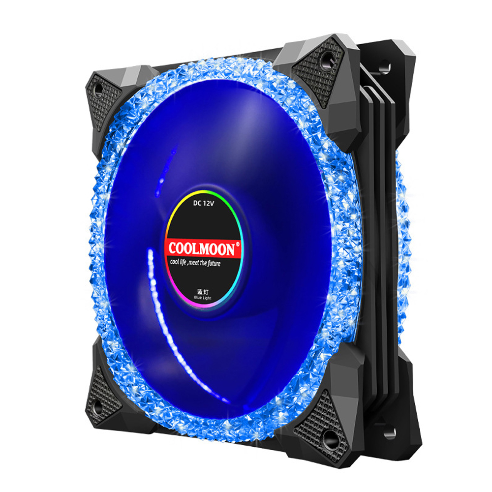 Кулер для пк CoolMoon Magic Diamond AS2 | BLUE 120MM — KSKSHOP.RU
