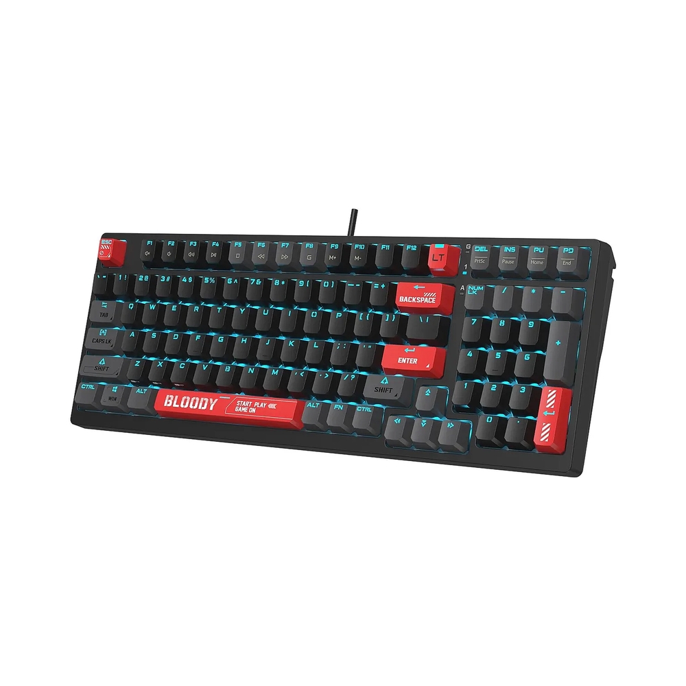 Клавиатура A4Tech Bloody AT98, черный/красный — KSKSHOP.RU